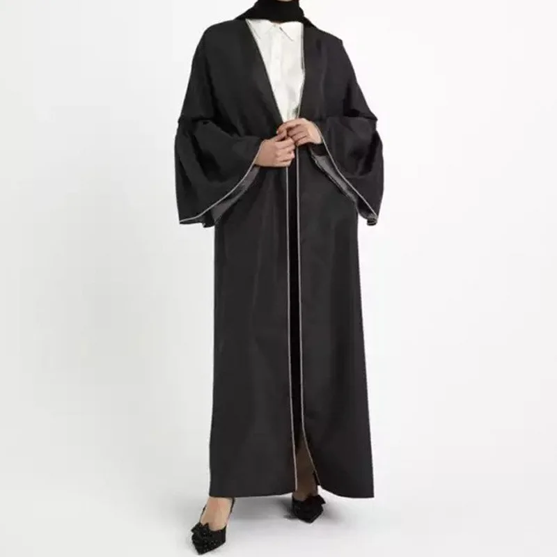 

Wepbel Muslim Open Abaya Women Islamic Clothing Long Dress Women Abaya Outwear Middle East Dubai Cardigan Loose Robe Kaftan