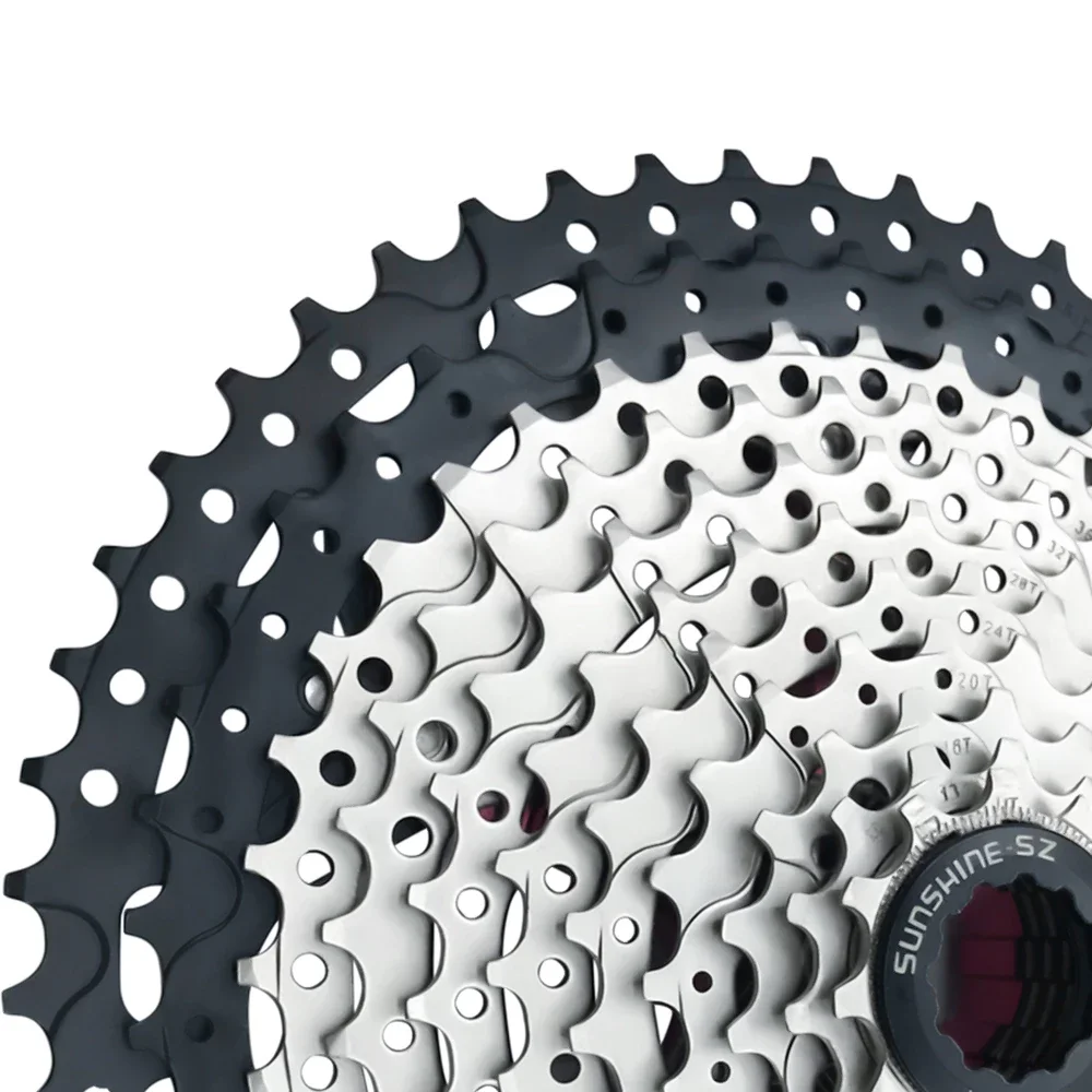 SUNSHINE-SZ MTB 11 Speedidade bicicleta cassete mtb roda livre dentada 36t 40t 42t 46t 50t 52t para shimano