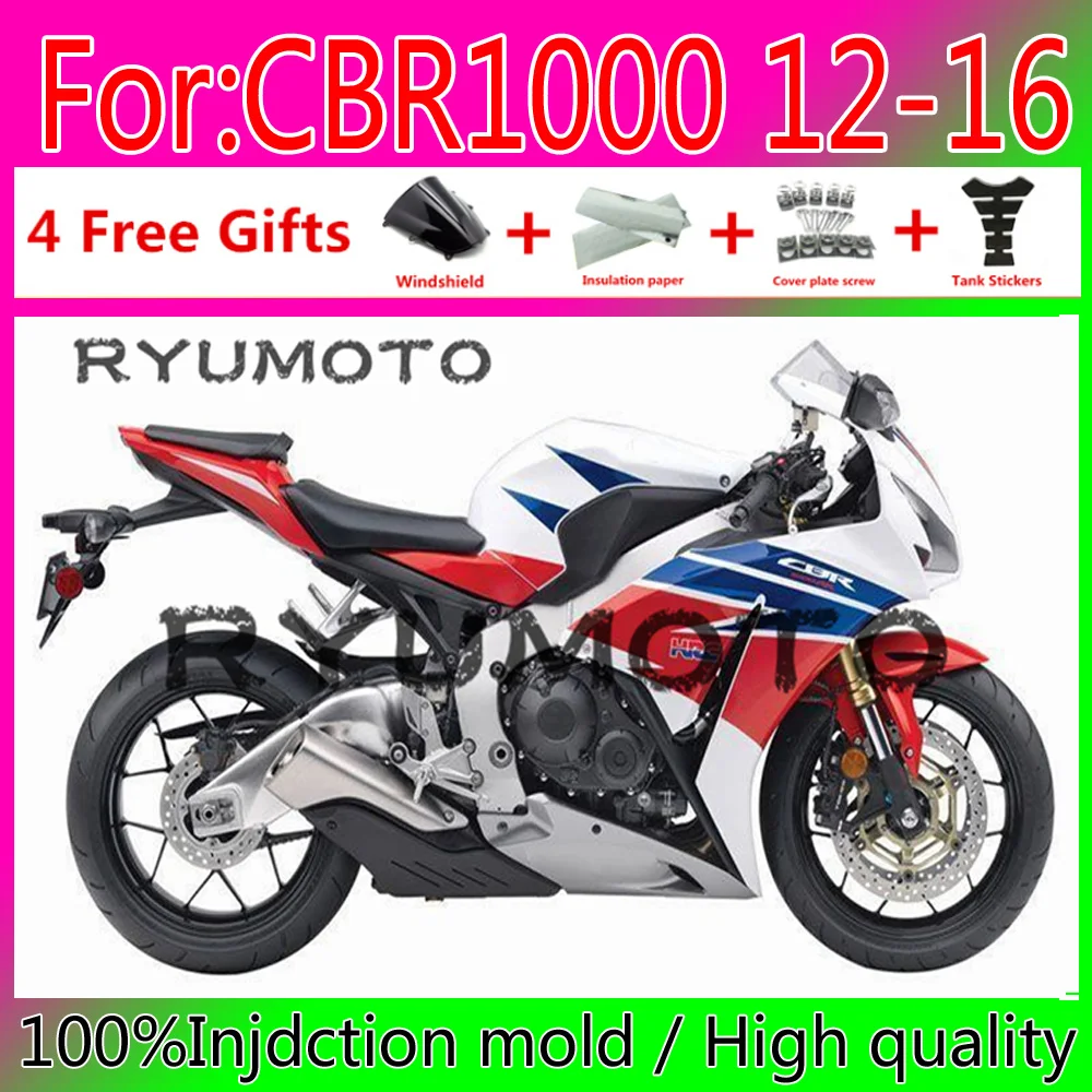 

Новый комплект обтекателей для мотоцикла ABS Подходит для Honda CBR 1000 rr 2012 2016 CBR1000rr 2012 2016 CBR 1000 RR 12-16 Обтекатели белого и синего цвета