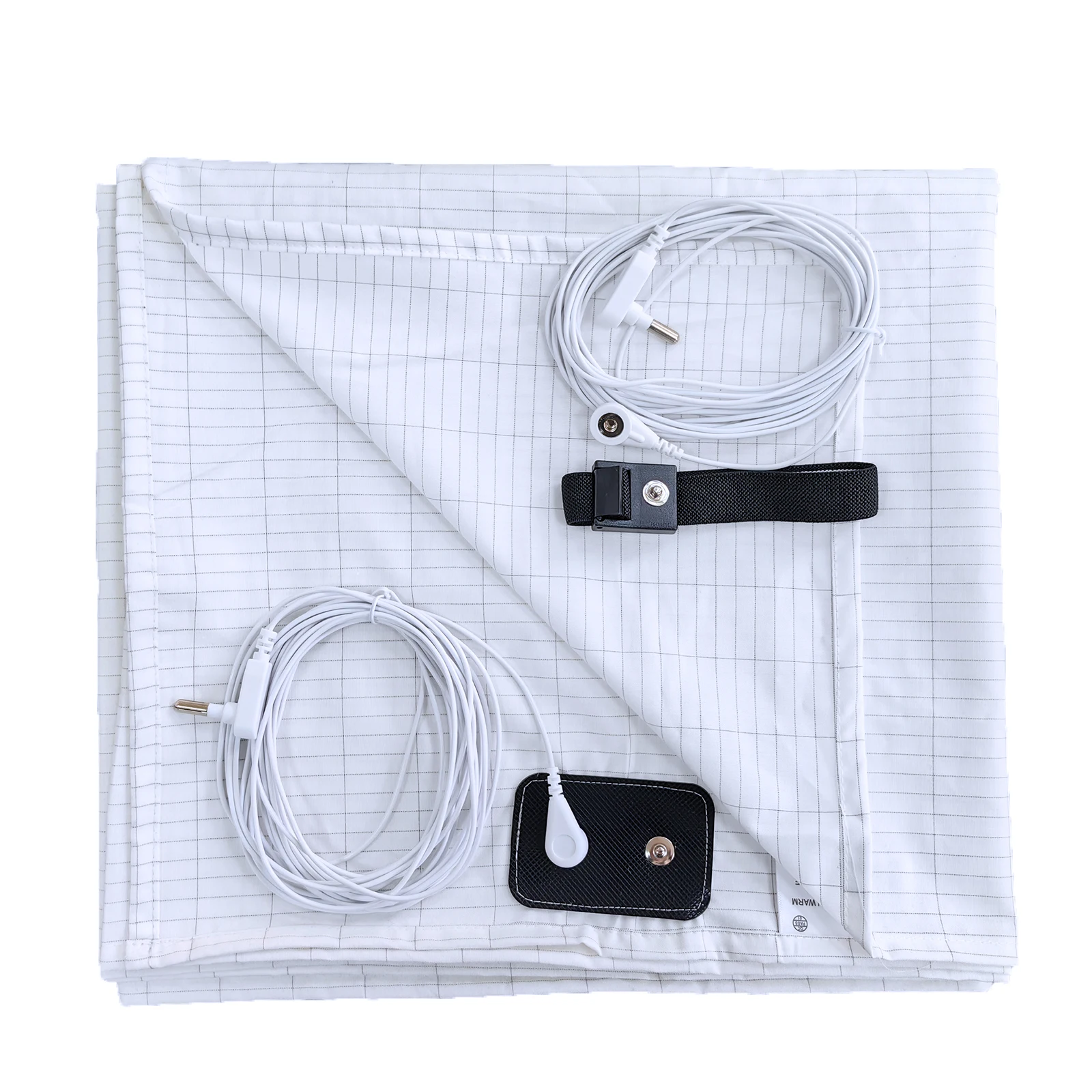 Заземляющая простыня из хлопка с серебряным волокном