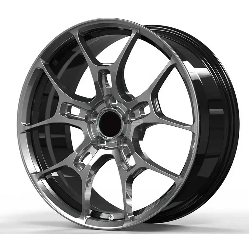 Фото Колёсные диски Custom Track Ready Bright Black Concave для гоночных автомобилей, 15 16 17 18 19 дюймов, 5x100 5x1143 5x120, для Type R M3 M4 M2 №3