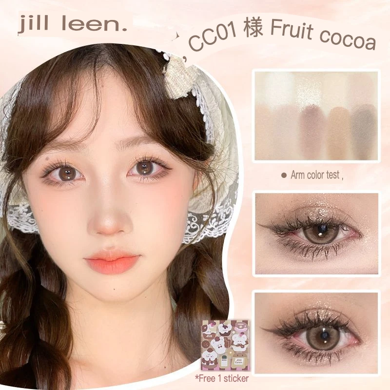 Палетка теней для век JILLLEEN Chocolate Nine-color в землистых тонах с матовыми и перламутровыми оттенками улучшает цвет лица, подходит для студентов и новичков. (art.: 3920dd0e732b9) - 3920dd0e732b9