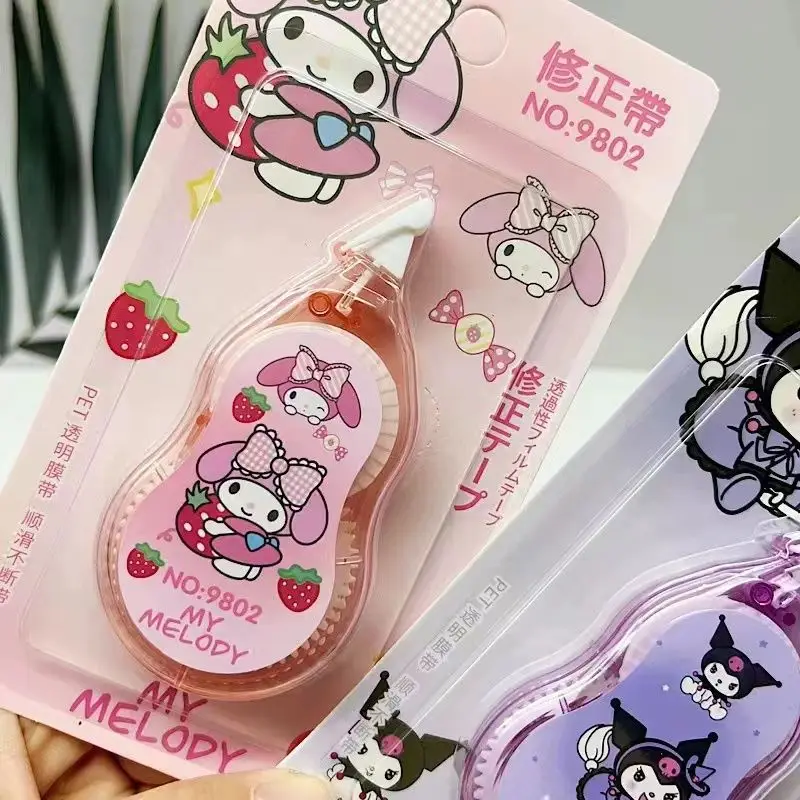 Sanrio Kuromi Cinnamoroll My Melody Новый корректирующий пояс для учащихся Ins милый Kawaii школьные