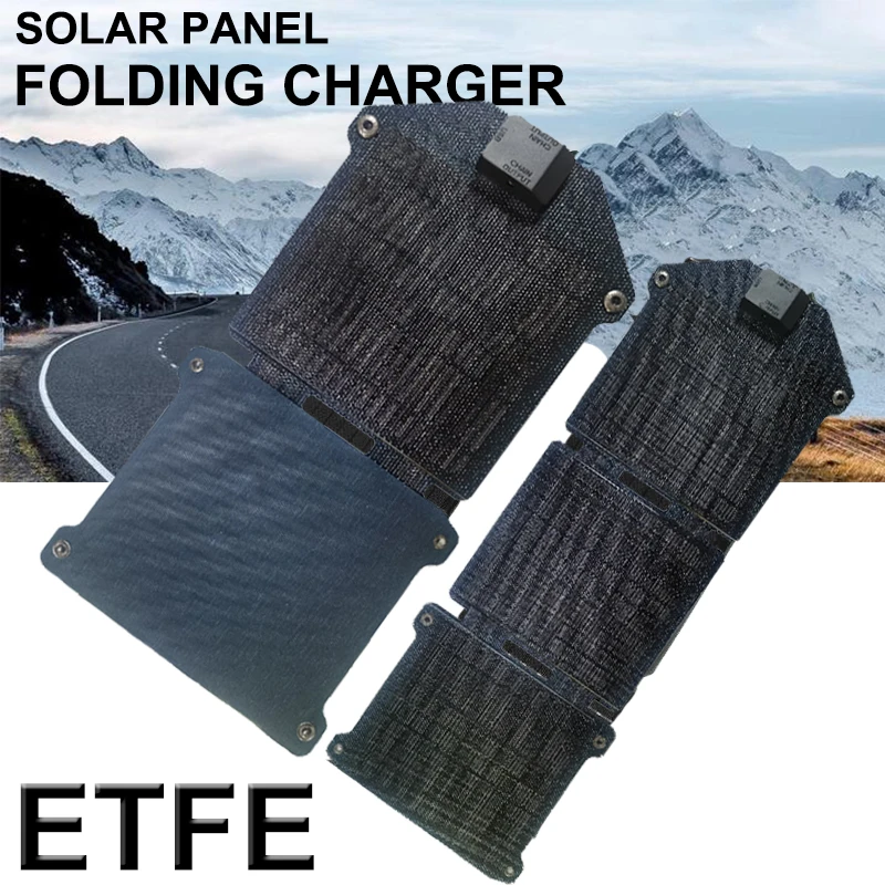 

Водонепроницаемая складная солнечная панель ETFE USB, 85 Вт, 5 в постоянного тока, 12 В