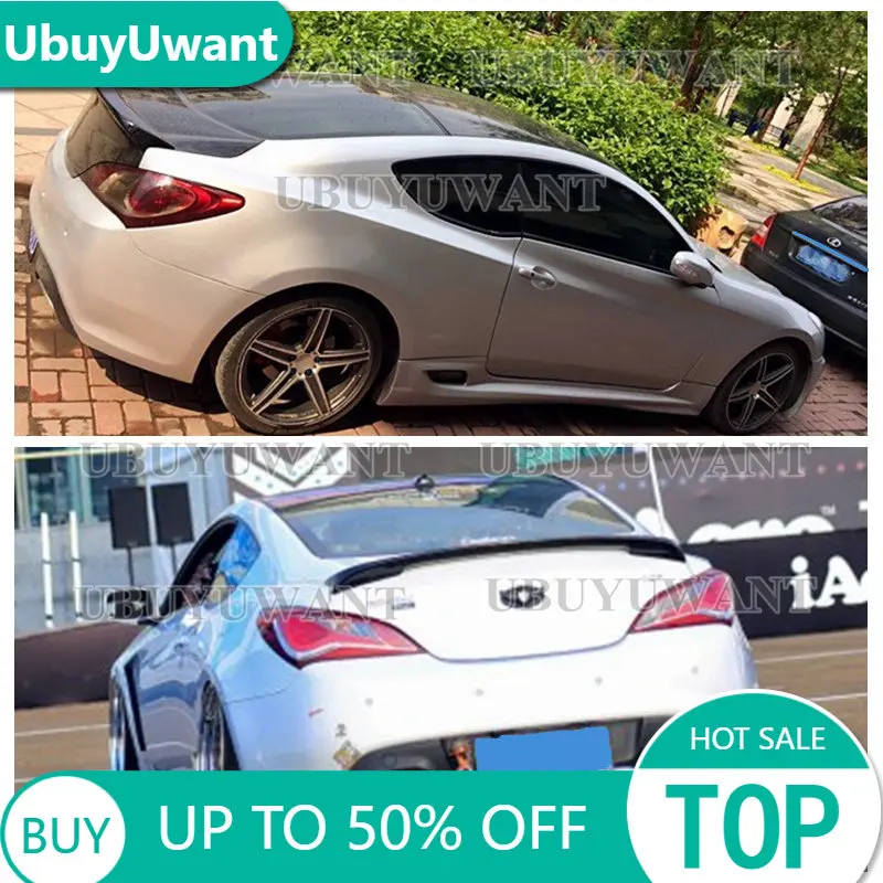 

For Hyundai Tiburon Genesis Coupe Spoiler 2009-2012 High Quality Carbon Fiber Material Rear Spoiler Car Tail Wing Decoration