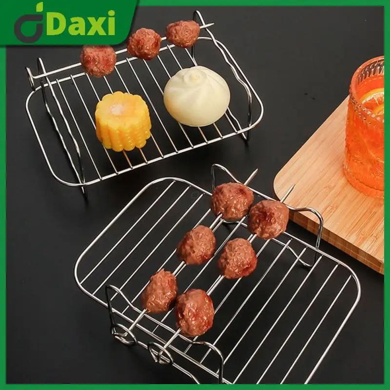 

Outdoor Stainless Steel Air Fryer Accessories To Bake Baking Utensils Barbecue High Temperature Resistance Bbq Needle Air Fryer