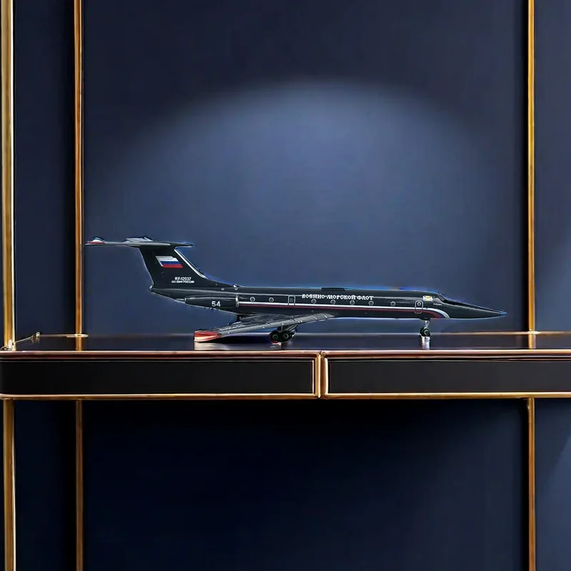 Литый под давлением металлический сплав в масштабе 1/400 модель России Air Force TU-134