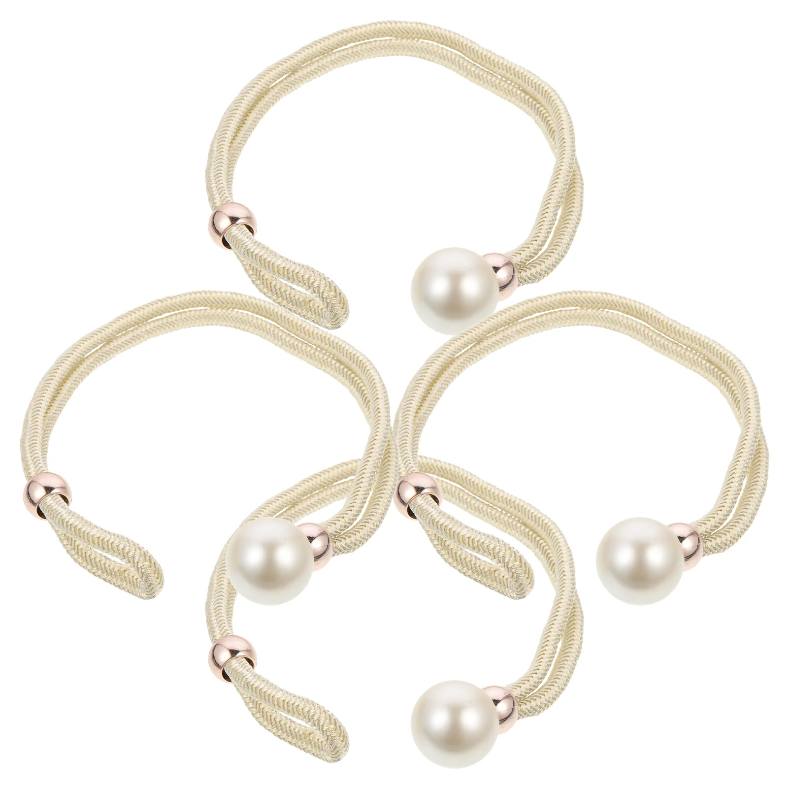 

4pcs Practical Curtain Tiebacks Braided Outdoor Curtain Ties Rope Curtain Tiebacks Leaf Curtain Holdbacks