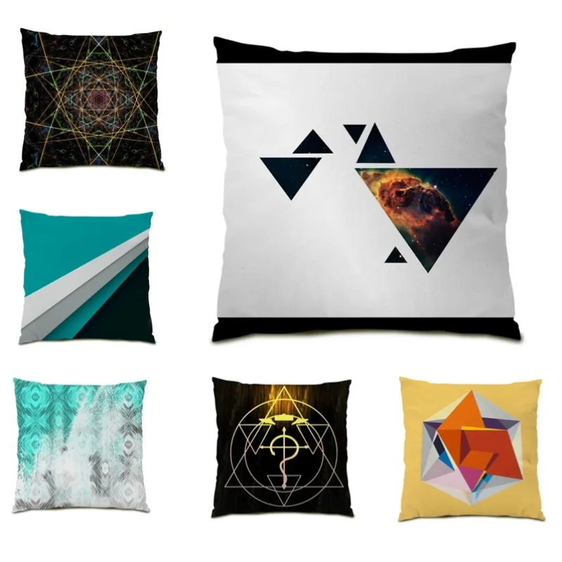 45x45 постер, наволочка из полиэстера и льна