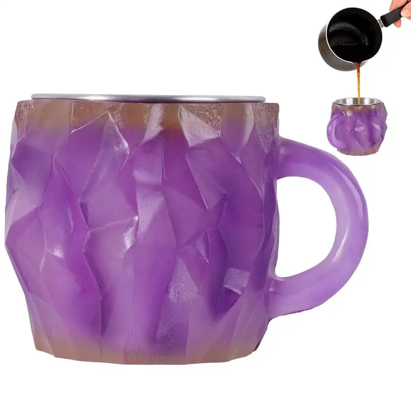 Минеральная хрустальная кофейная чашка legant роскошная минеральная фиолетовая
