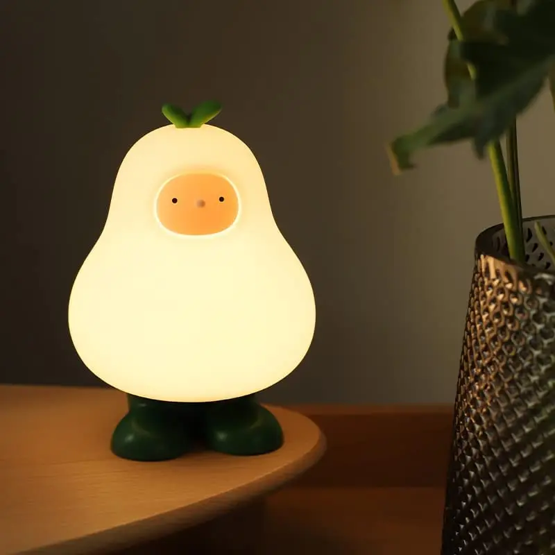 

LED Night Light Cute Puddypear Silicone Dimmable USB Rechargeable Squishy Bedside Lamp Baby Night Light for Kids Bedroom Decor
