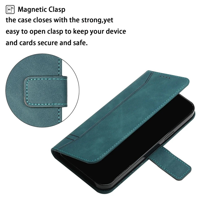 Кожаный чехол-книжка для Motorola Moto E7 Power G22 G52 G50 G60S G41 | Мобильные телефоны и