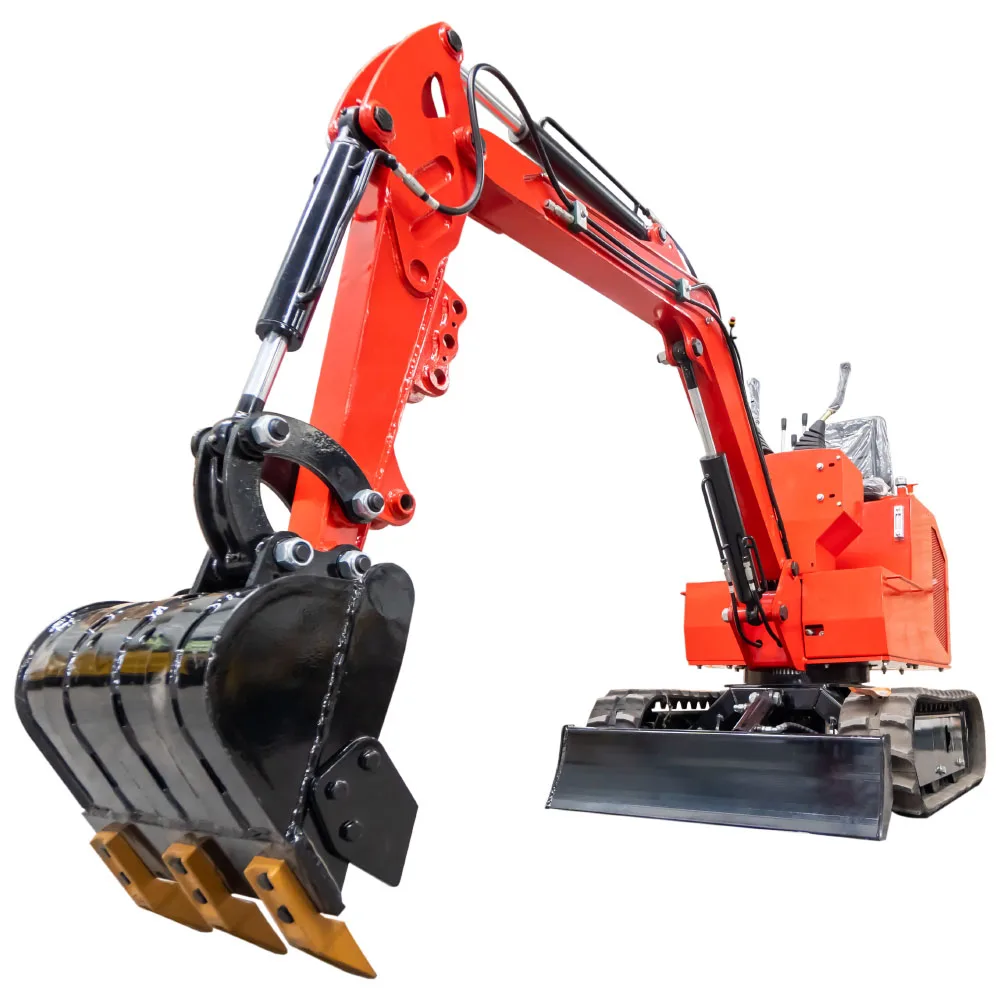 Chinese 1-0.8Ton Mini Excavator Small Crawler Digger With Auger