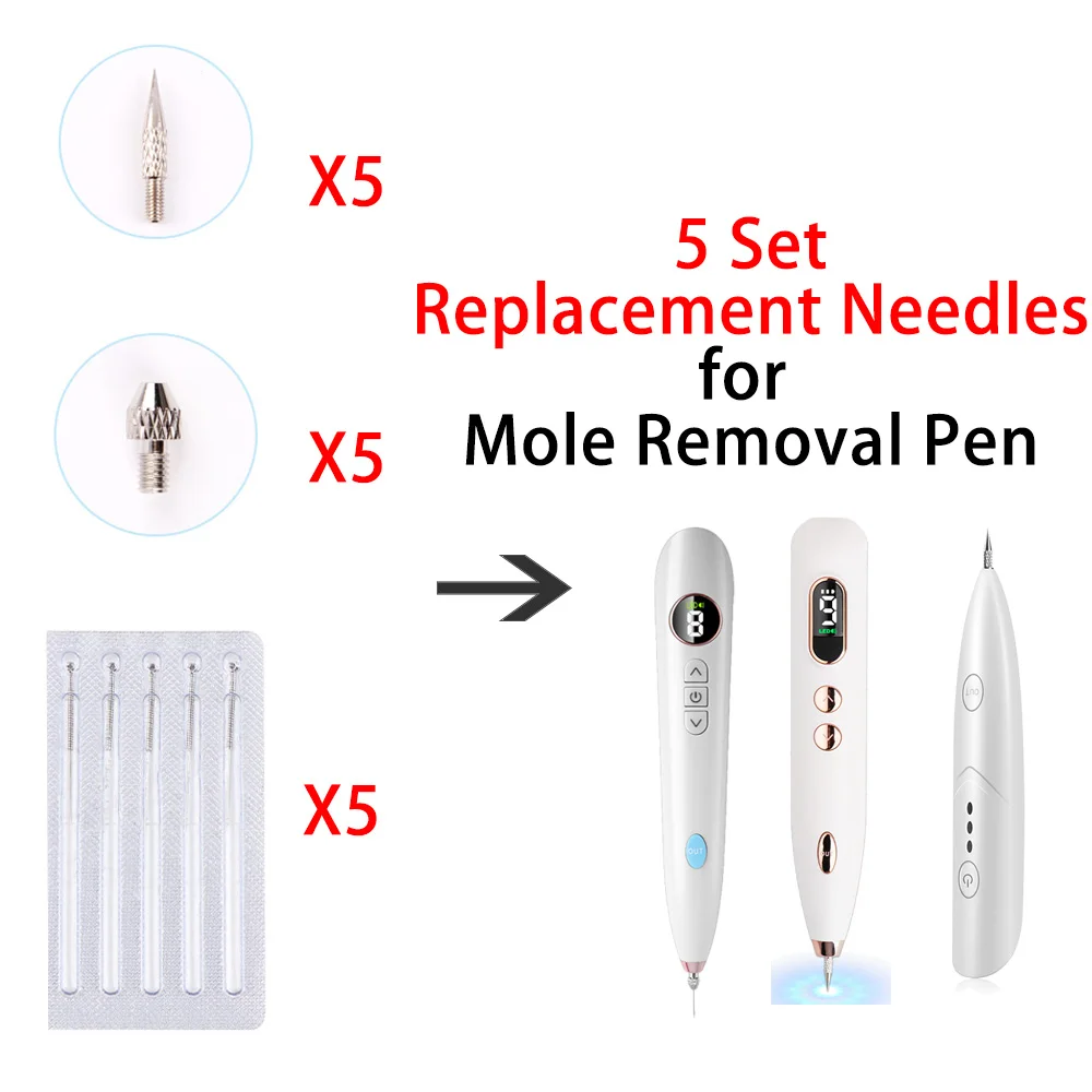 

Сменная игла для ручки для удаления родинок, средство для удаления темных точек, тег для кожи, бородавок, лазерная плазменная ручка для тату...