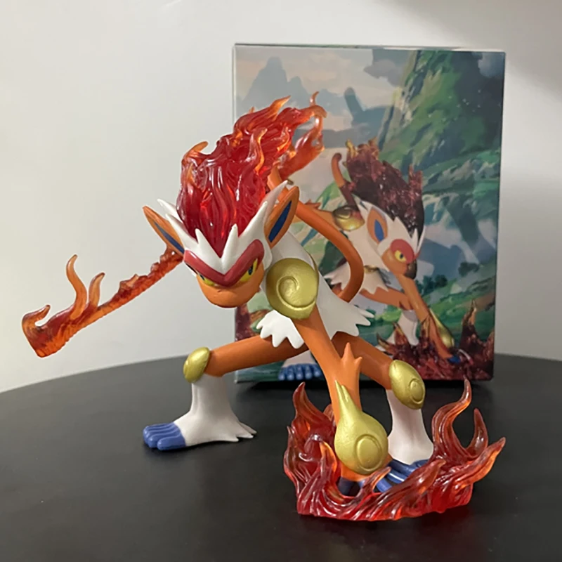 Фигурка Pokemon Simiabraz аниме Infernape Panfer Figuras игрушки игровая периферия 12 см модель