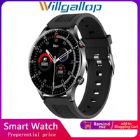 willgallop new 2022 ny19 smart watch womens ip68 waterproof heart rate monitoring for android ios fitness bracelet smartwatch