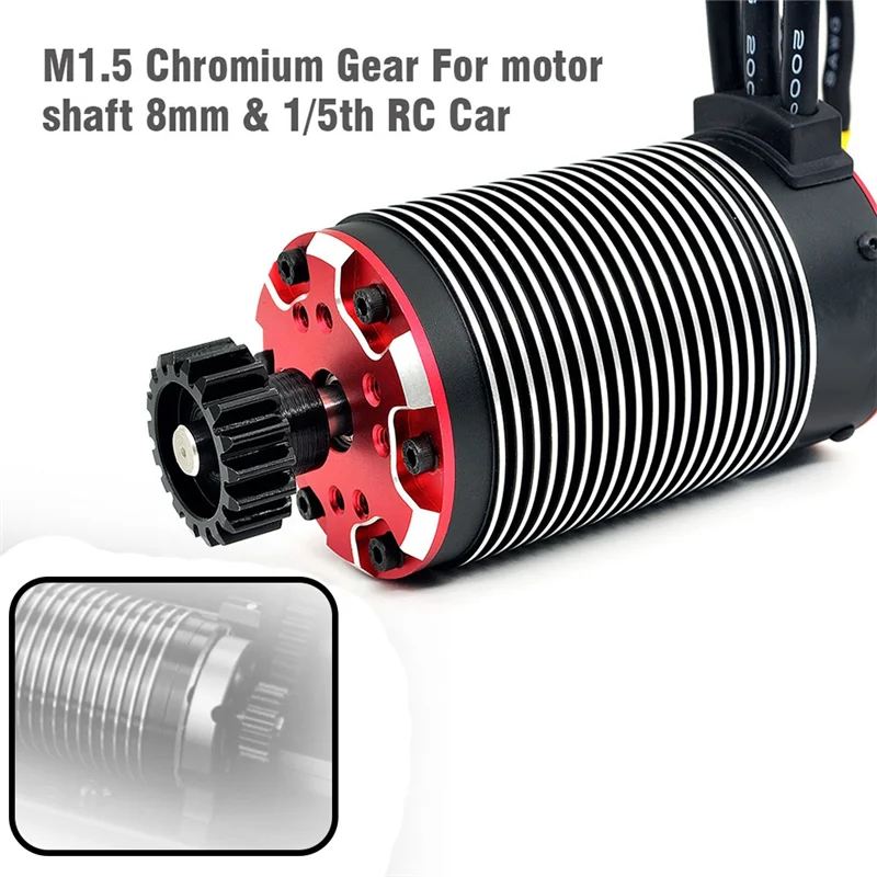 1 шт. моторная Шестерня M1.5 8 мм 17 т для 1/5 1/6 радиоуправляемого автомобиля серии 55 56