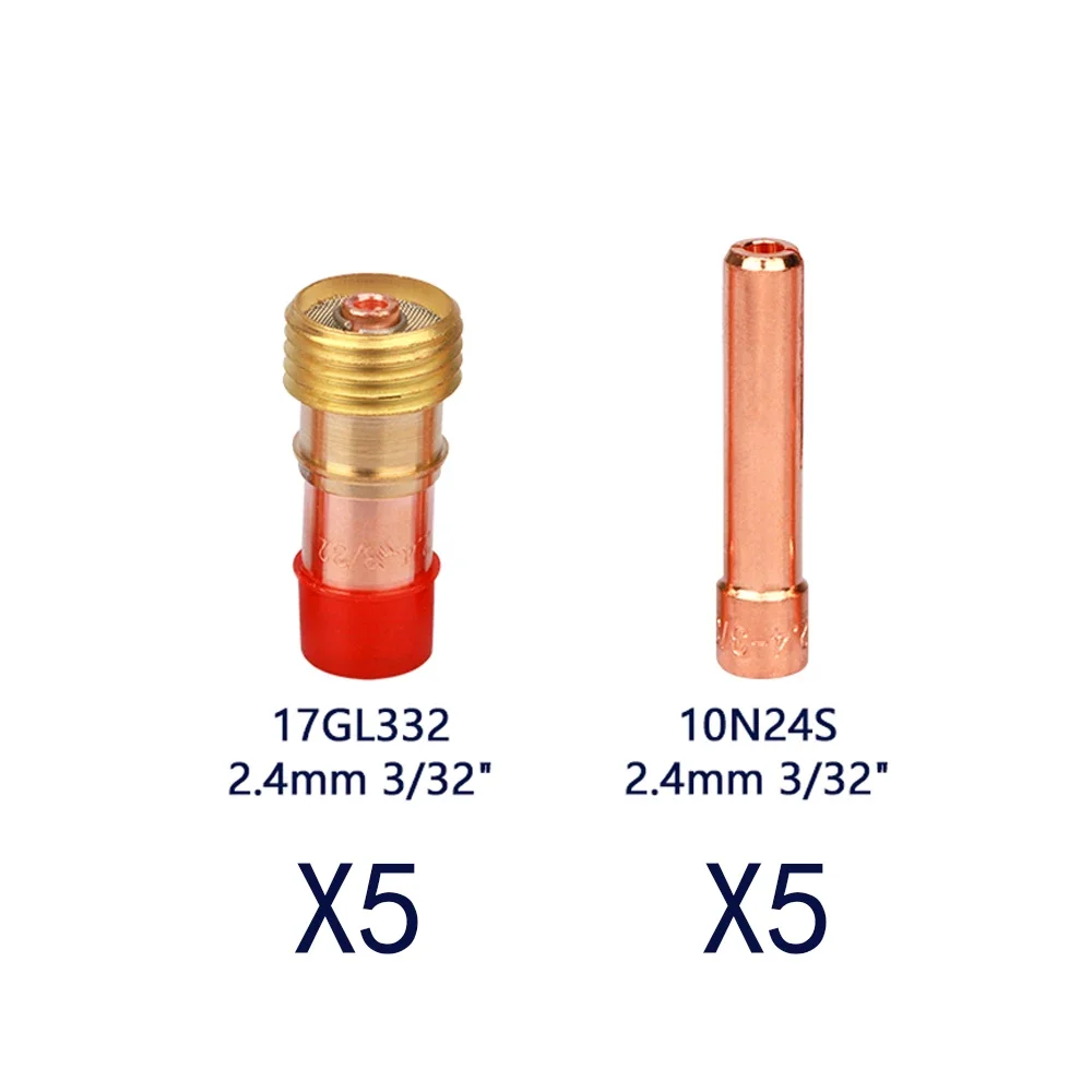 

Комплект цанг для горелки TIG WP17 18 26 20 шт.