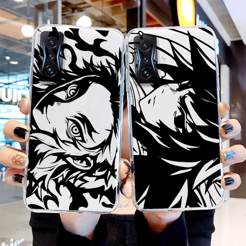 

Demon Slayer Cool Anime Boy Transparent Phone Case For Xiaomi Redmi K60 K50 K40 Gaming K30 K20 A1 Pro 5G 12C 11 10X 9T 9
