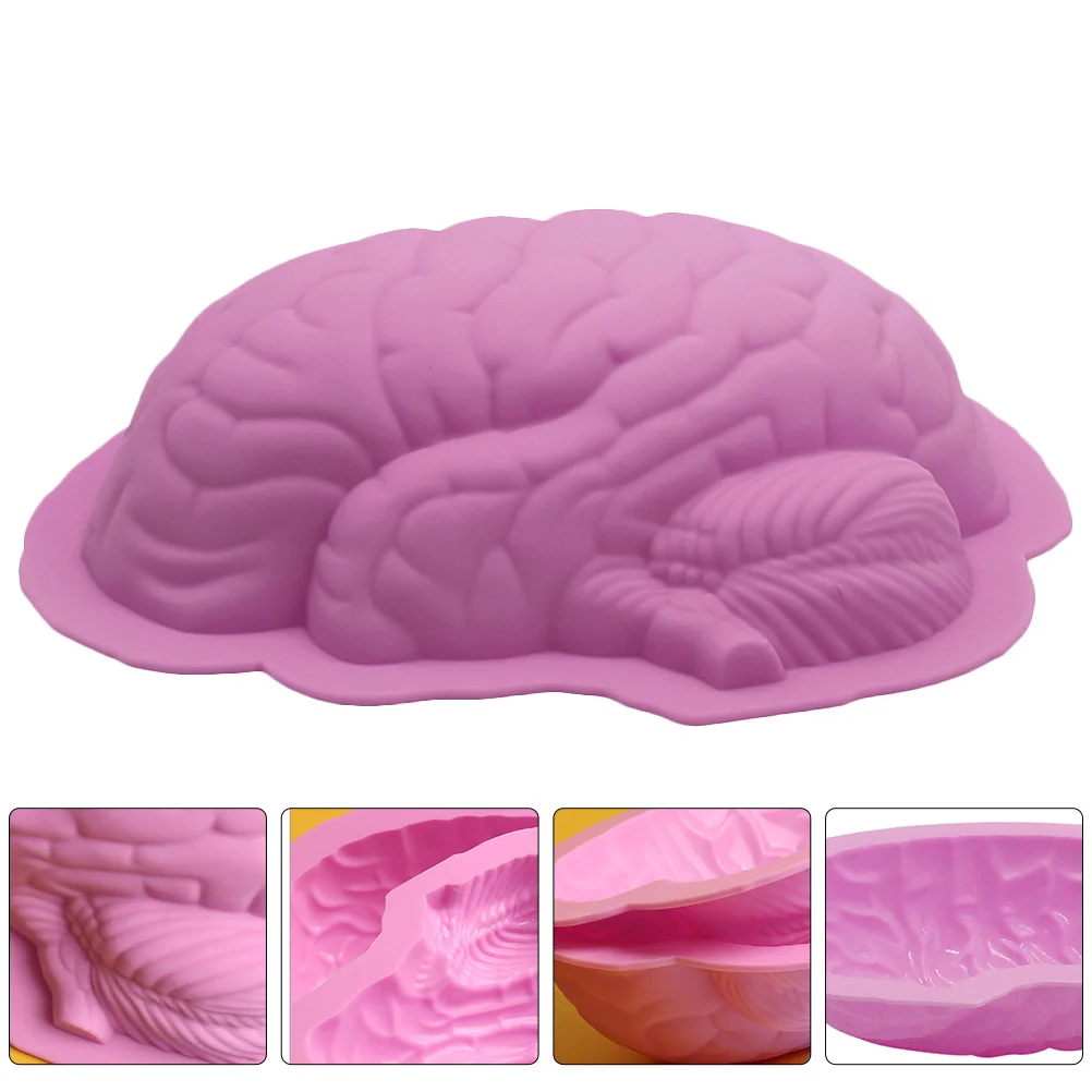 

Molds Brain Baking Silicone Cake Mold Pan Shapedtools Candy Diy Chocolateparty Ice Cube 3D Decorations Fake Soap Humans