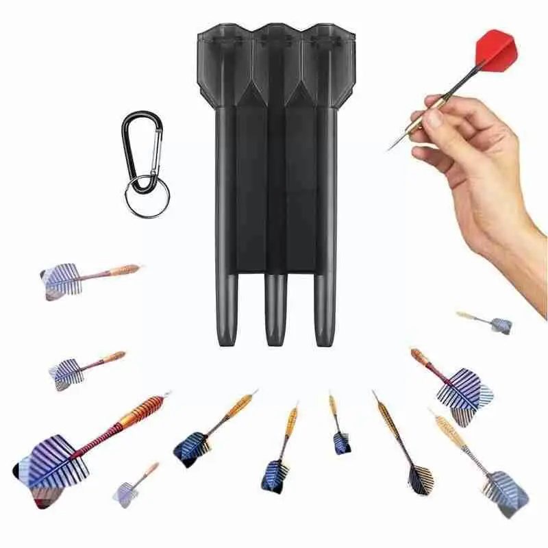 

1pcs Dart /wallet/bag Plastic Dart Box Imported Dart Plastic Carry Dart Materials Transparent Box Storage X6f5