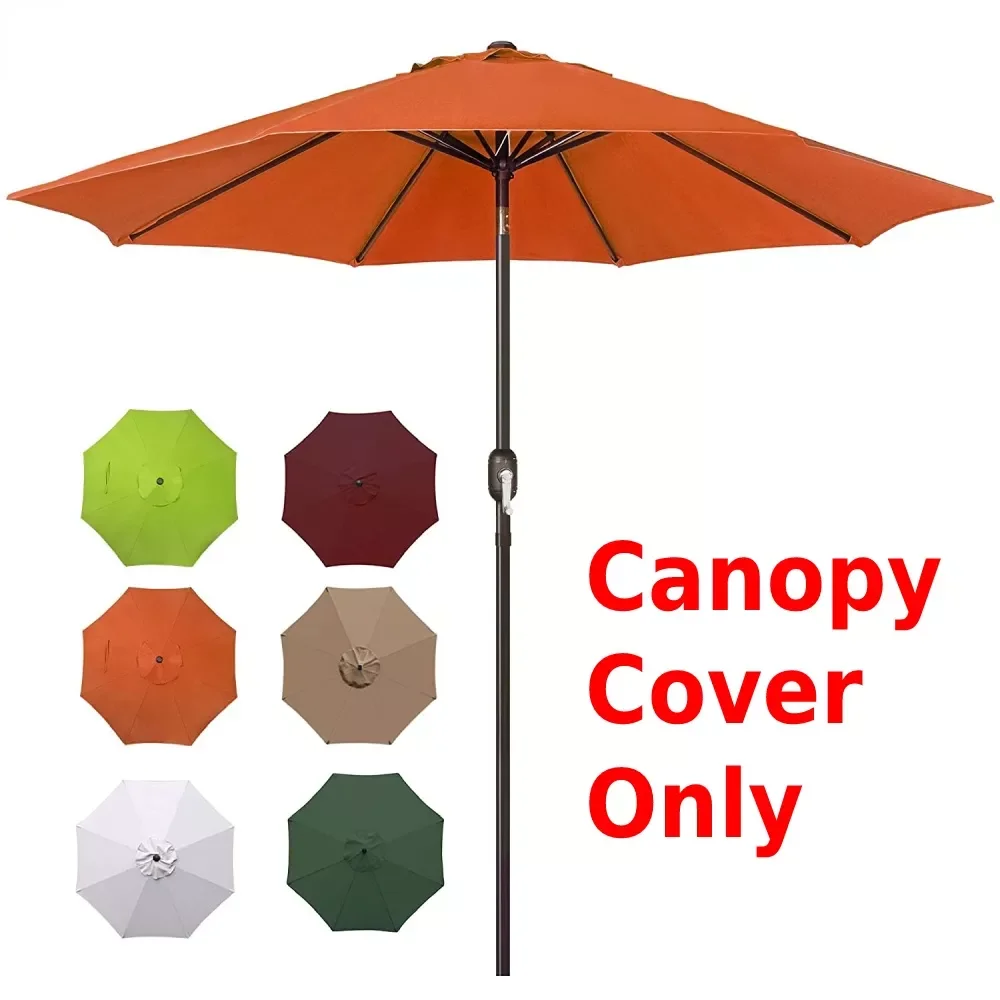 

Polyester Replacement Cover for Parasol Canopy Sun Umbrella Keep Cool Patio Household Outdoor Umbrella Rainproof Fabric