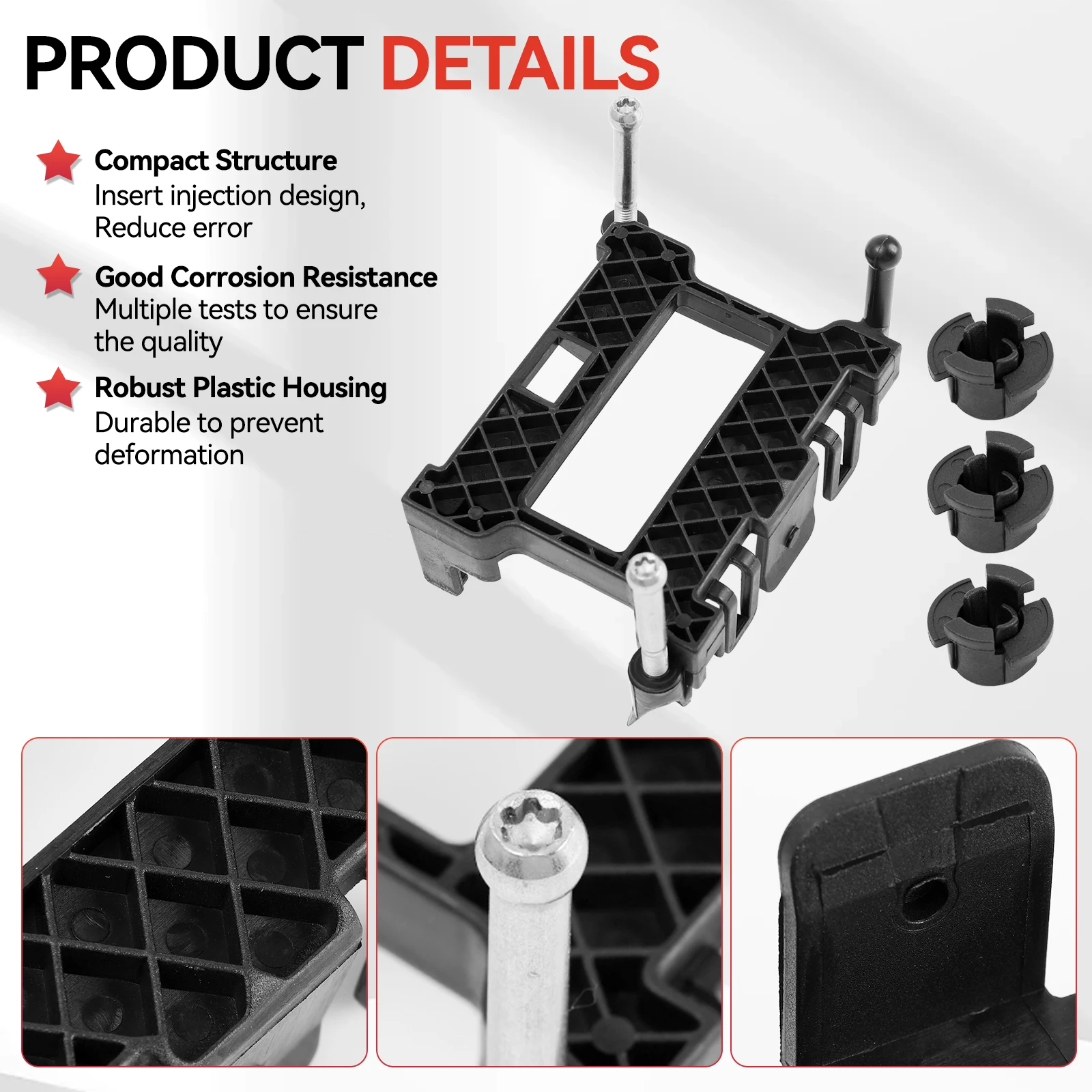 Фото Для VW Golf 7 Polo Audi A3 Seat Leon Ремкомплект переднего радарного датчика 5G0998561 Модуль круиз-контроля ACC Адаптивный монтажный кронштейн №4