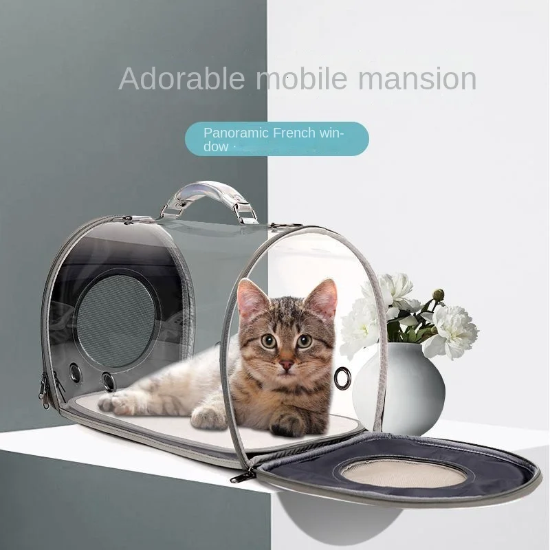 Space Capsule Pet Backpack Cat Portable Crossbody New Backpack Cat Cage Cat Supplies