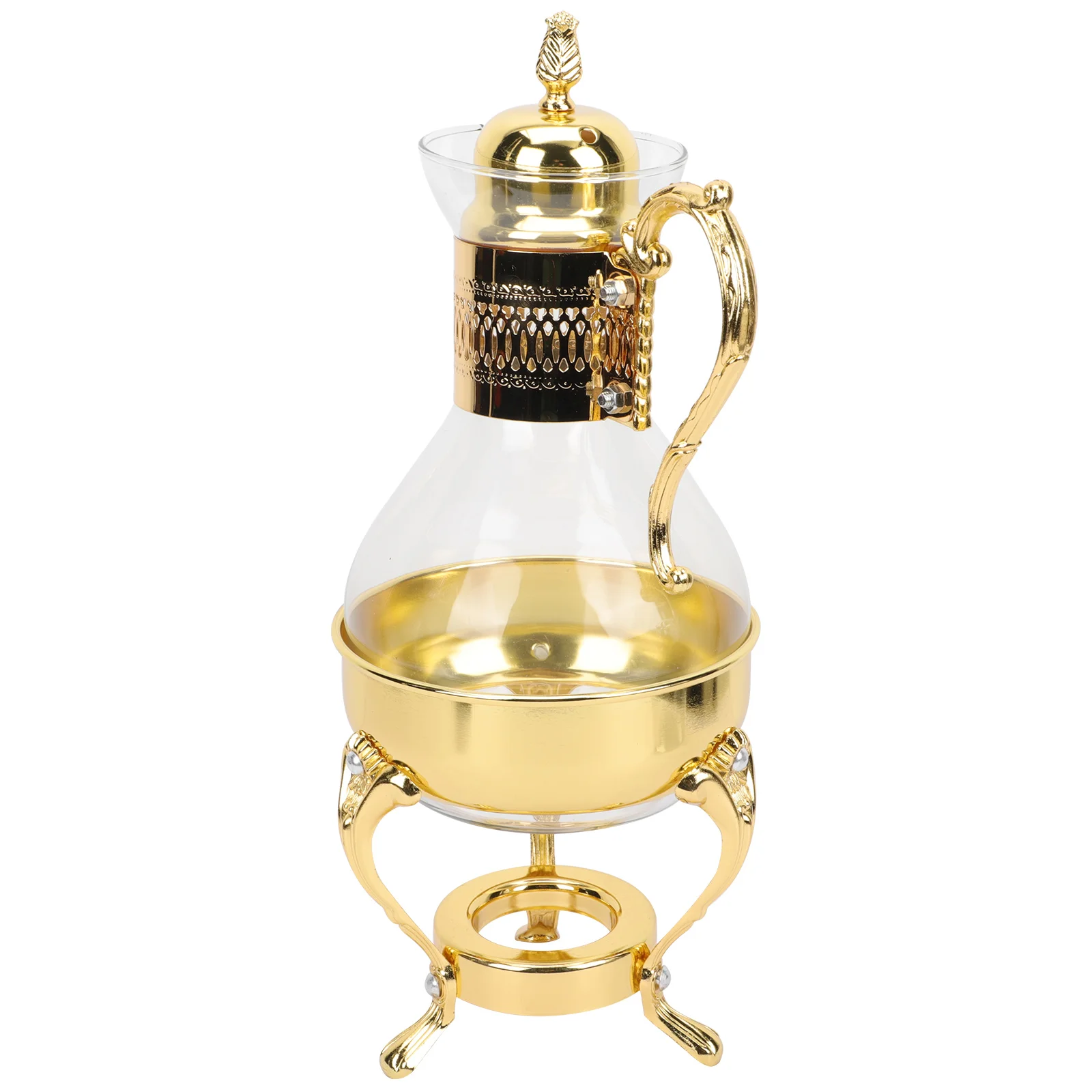 

European-style Glass Coffee Pot Heatable Teapot Household Coffee Kettle
