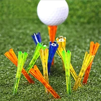 50pcs plastic golf tees 83mm five claw super resistant pro golf tee golf course accessories 4 kinds of color