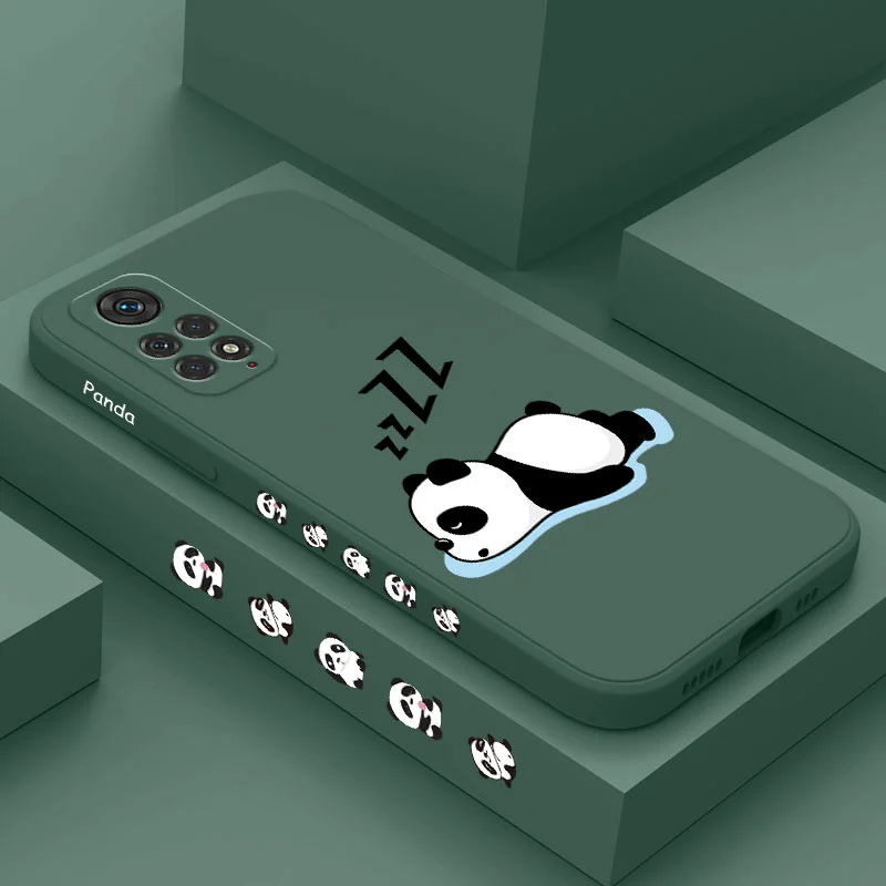 

Sleepy Panda Phone Case For Xiaomi Redmi Note 11 11S 11T 10 10A 10T 10S 9T 9 8 7 Pro Plus 10C 9A 9C 9T 4G 5G Cover