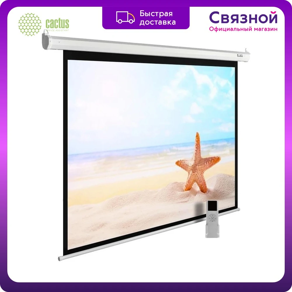 Проекционный экран Cactus CS-PSME-220x138-WT |