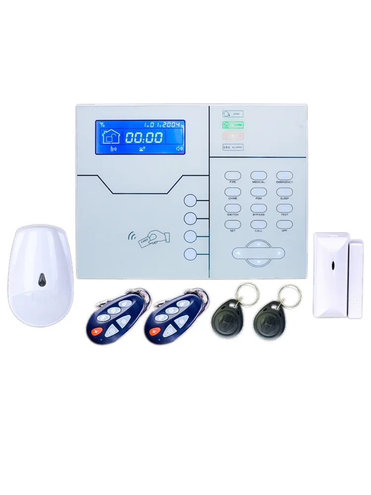 

Фокусная система домашней безопасности ST-VGT Ethernet TCP IP-сигнализация с GSM GPRS Беспроводные проводные зоны 32 Беспроводная 8-проводная защита от проводной зоны