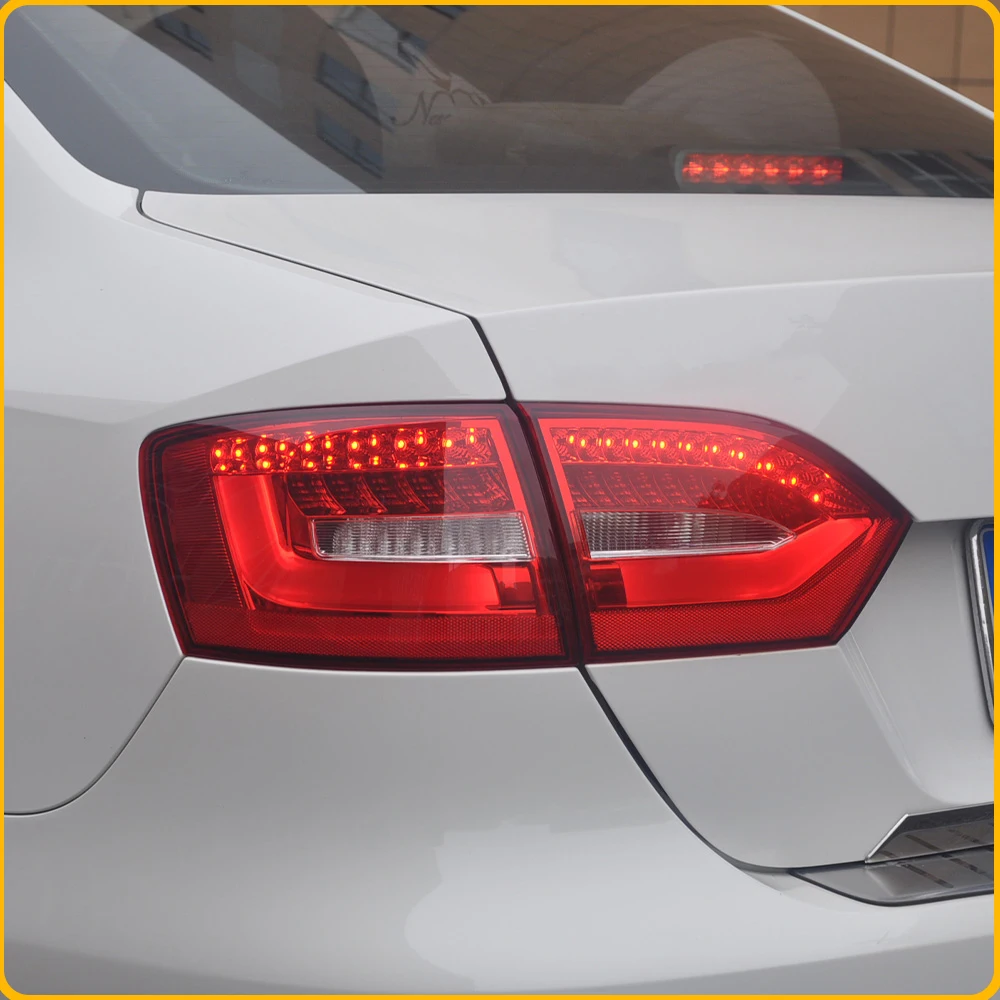 Для VW Jetta MK6 Sagitar 2011-2014: Светодиодные задние фонари в сборе, Plug and Play, модифицированные задние фонари, автомобильные аксессуары и инструменты (art.: 3920dc972eeb1) - 3920dc972eeb1