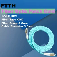 faso 5m10m om3 lcupc lcupc fiber optic patch cord mm duplex 3 0mm lc lc fiber optic patch cable fibra %c3%b3ptica