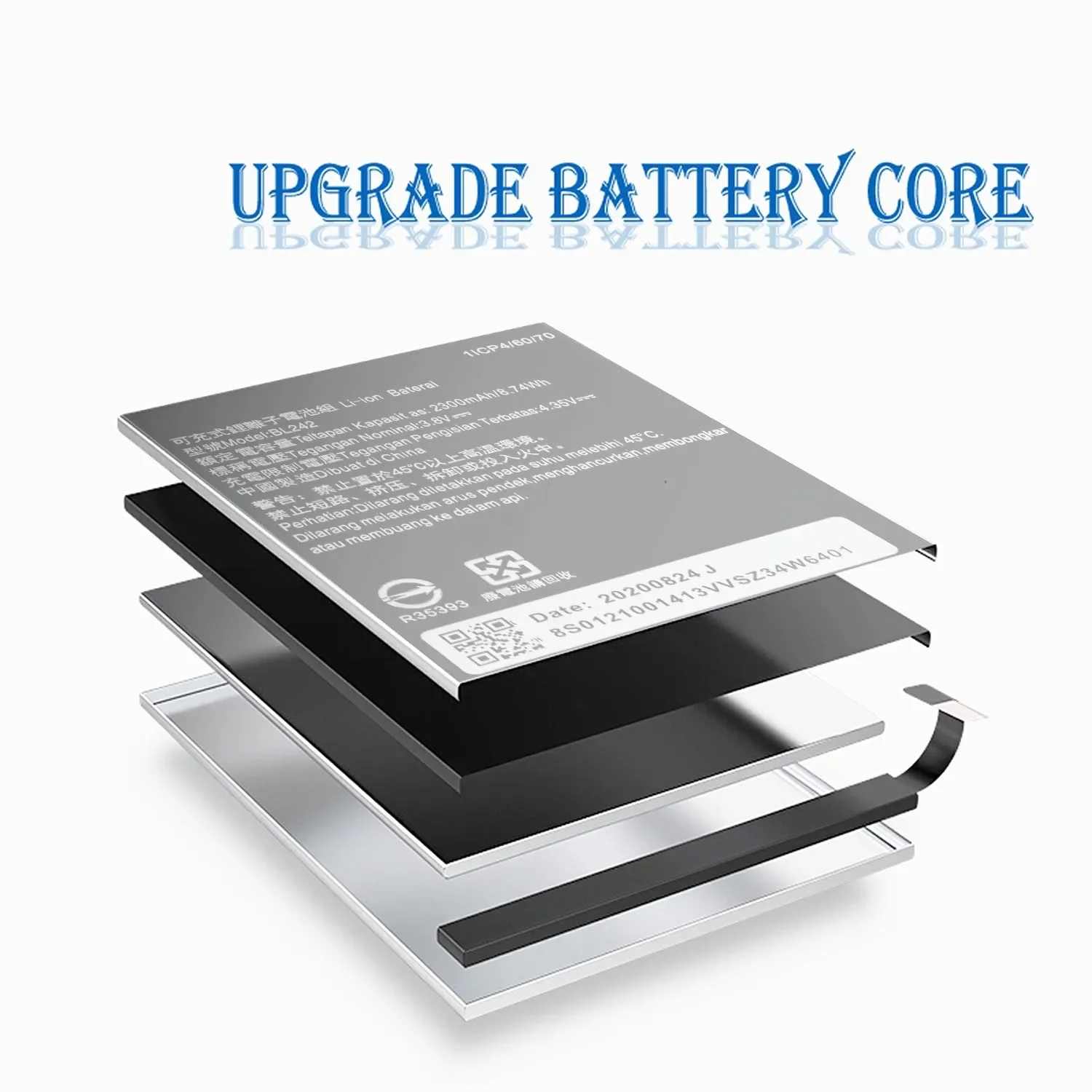 100% оригинальная сменная батарея высокого качества для Lenovo BL242 Vibe C A2020n40 k3 Lemon K30-T