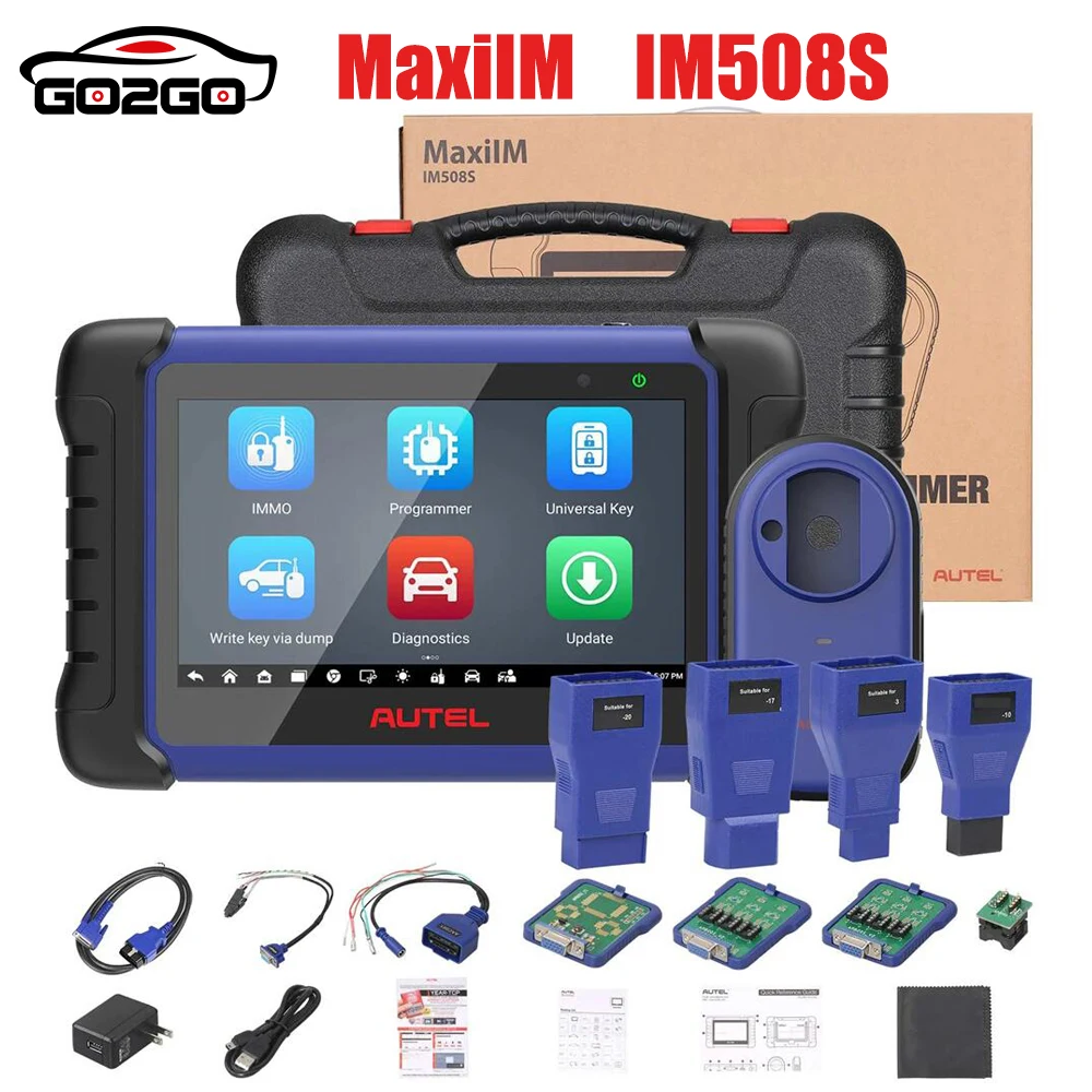2024 Autel MaxiIM IM508S Инструмент для программирования автомобильных ключей Сканер OBD2