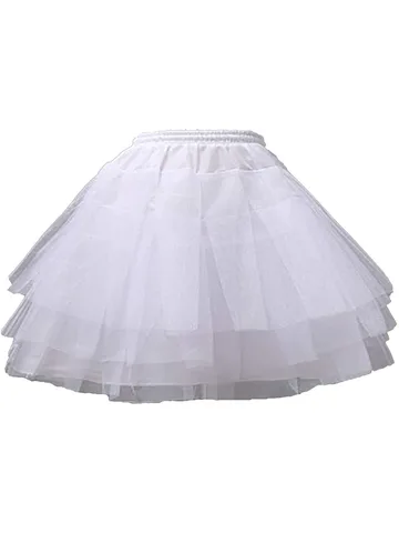 Подъюбник для девочек, детское трехслойное платье с капюшоном без капюшона из кринолина, вечернее платье для свадьбы и вечеринки