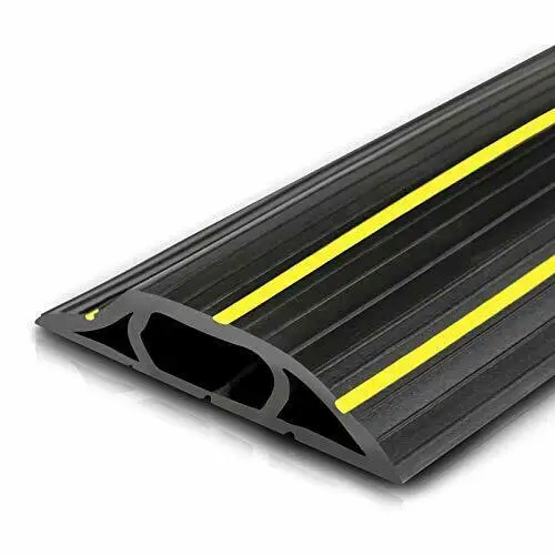 

Floor Cord Covers, Floor Cable Protector 2m 1 Channels Contains Cords, Cables