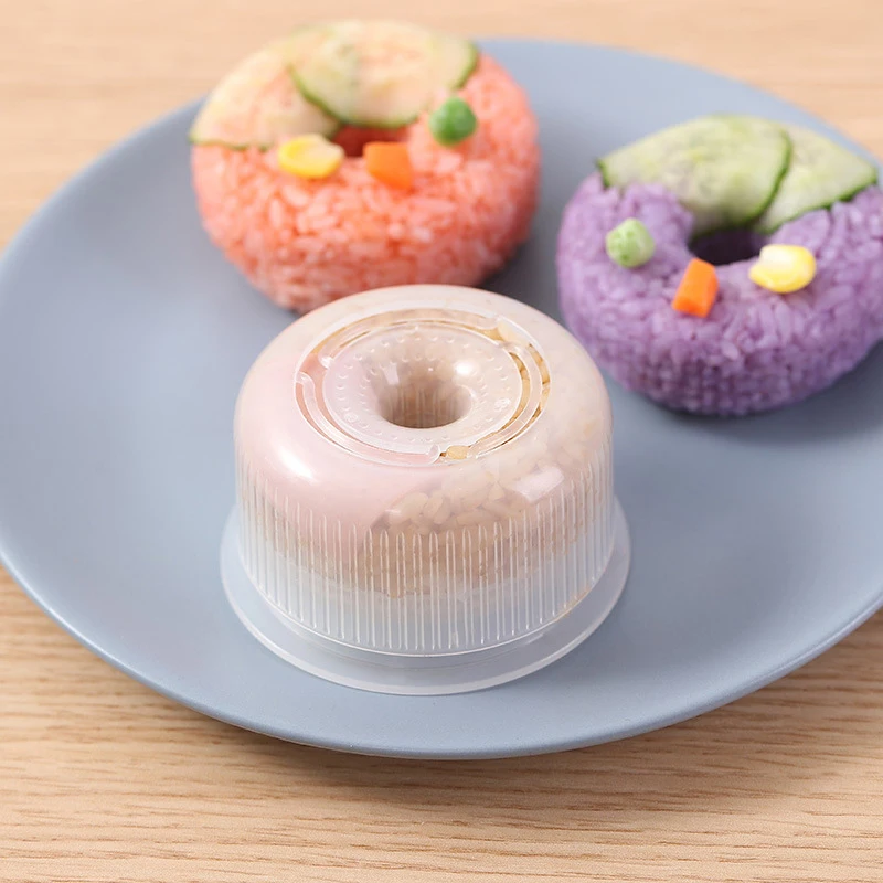 

Donut Round Rice Ball Mold Non-Stick Sushi Maker DIY Easy Rice Ball Press Mold Children's Baby Bento Set Kitchen Accessories