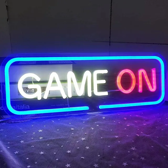 Game On Neon Signs Neon Lights Game console LED Neon Signs For Wall Decor Bar Lights Gaming Room Bedroom Decoration Lights 3