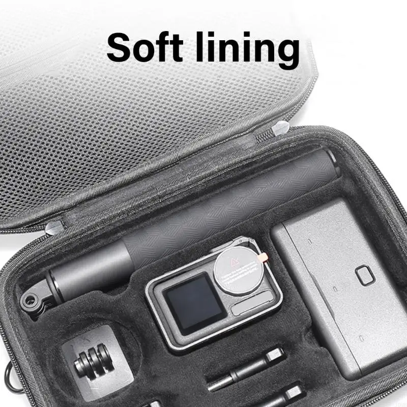 Фото J0MB Sagn Sack Case для действия 5PRO/4/3 аксессуары для камеры водонепроницаемый корпус PU Большое пространство хранилище №3