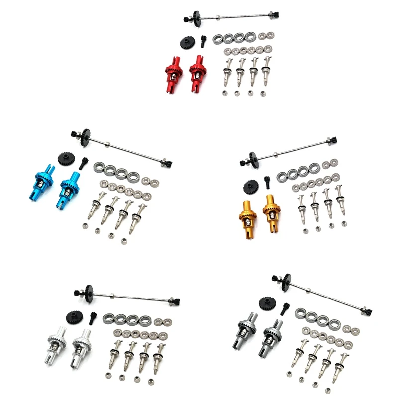 

Metal Drive Shaft Driving Gear Differential Set For Wltoys 284131 K969 K979 K989 K999 P929 1/28 RC Car Upgrades Parts