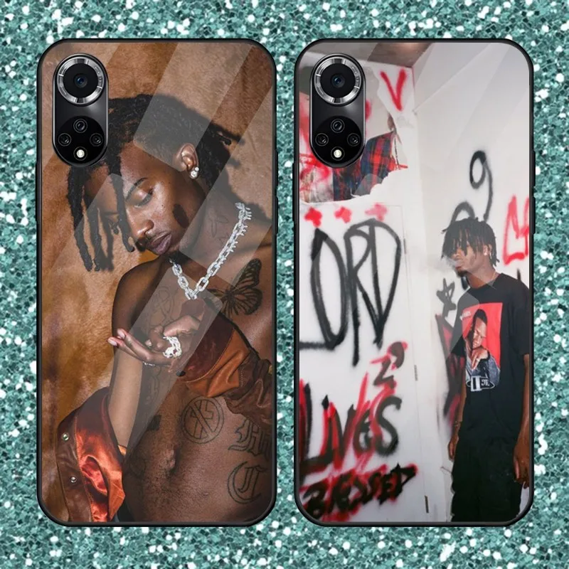 

Playboi Carti Phone Case For Huawei P20 P9 P30 P40 P50 Smartp Z Pro Plus 2019 2021 And Tempered Glass Colorful Cover