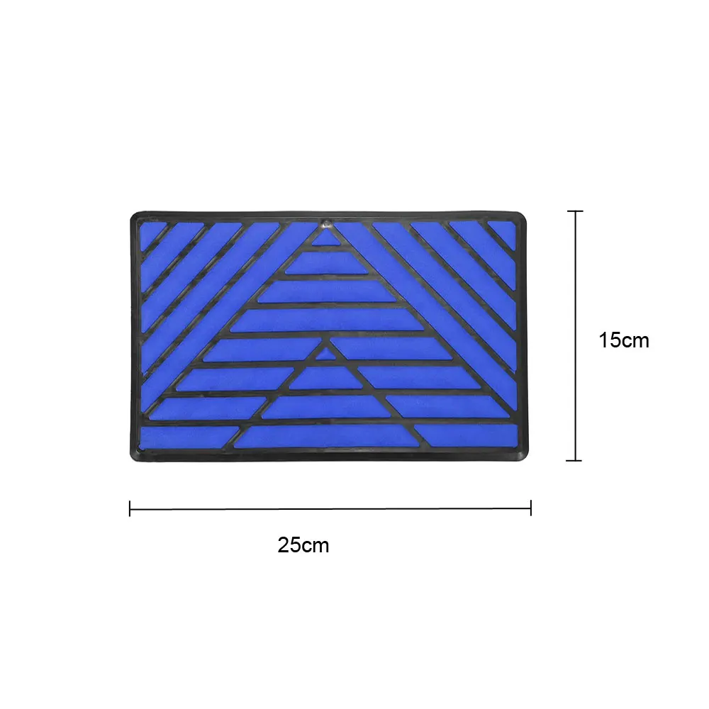 

Car Floor Carpet Mat Patch Foot Heel Plate Pedal Pad Universal Waterproof Anti-dirty Black Red Blue Brown Monolithic Fiber Mat