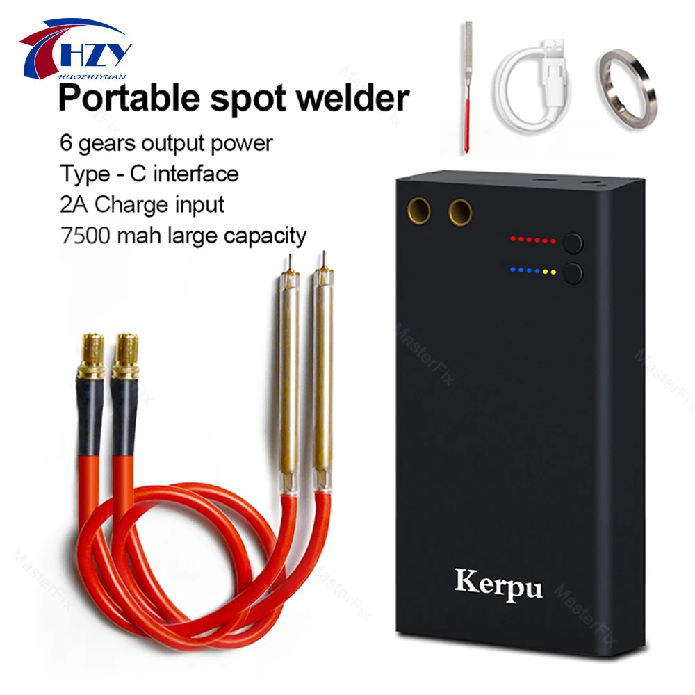 

Мини-аппарат точечной сварки, 7500 мАч, 6 передач, набор «сделай сам», набор аккумуляторов 18650, сварочные инструменты, портативная сварочная ма...