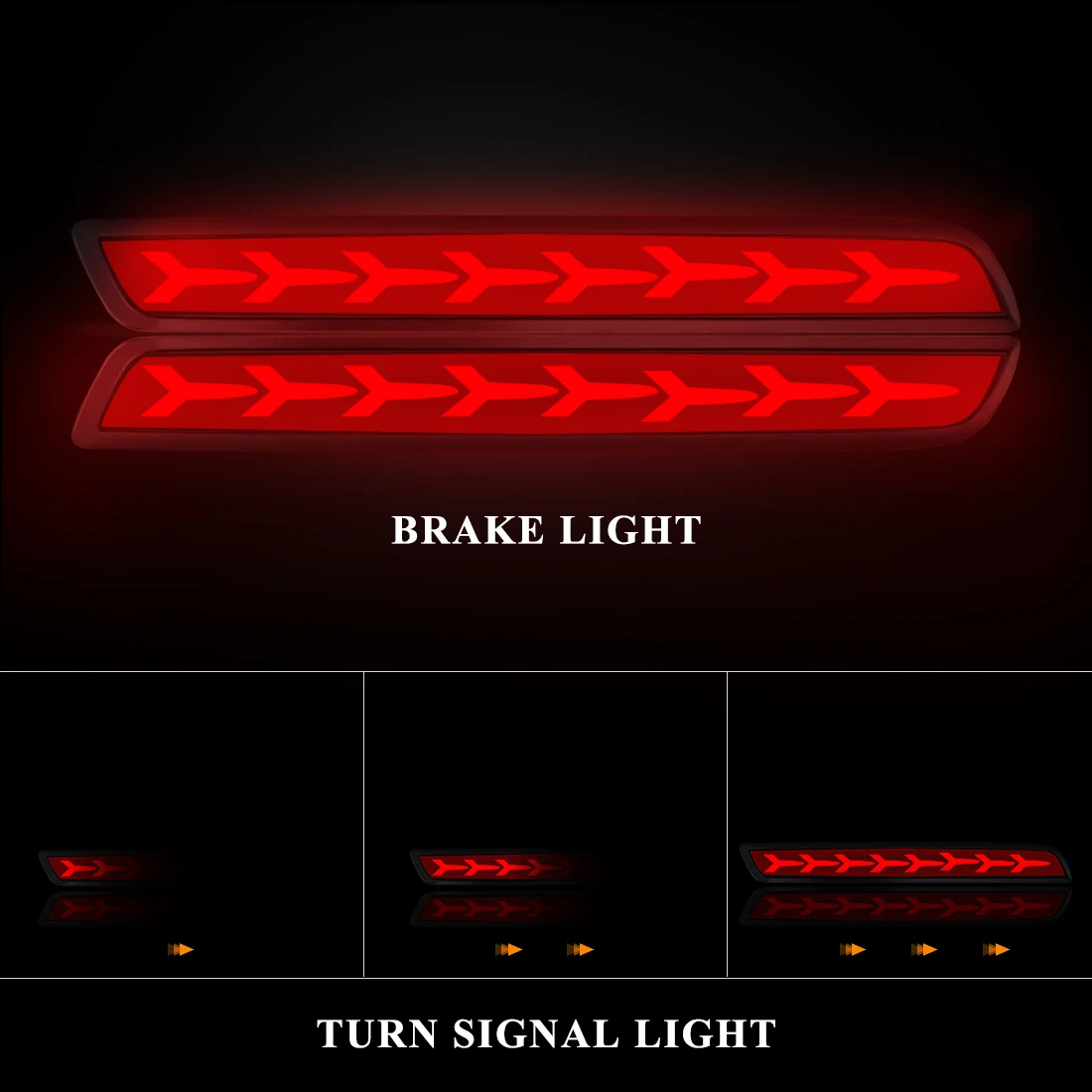 

Задние Светодиодные Фонари Для Chevrolet Malibu 2012-2015, 3-в-1: Динамический Указатель Поворота, Стоп-сигнал, Габаритный Огонь
