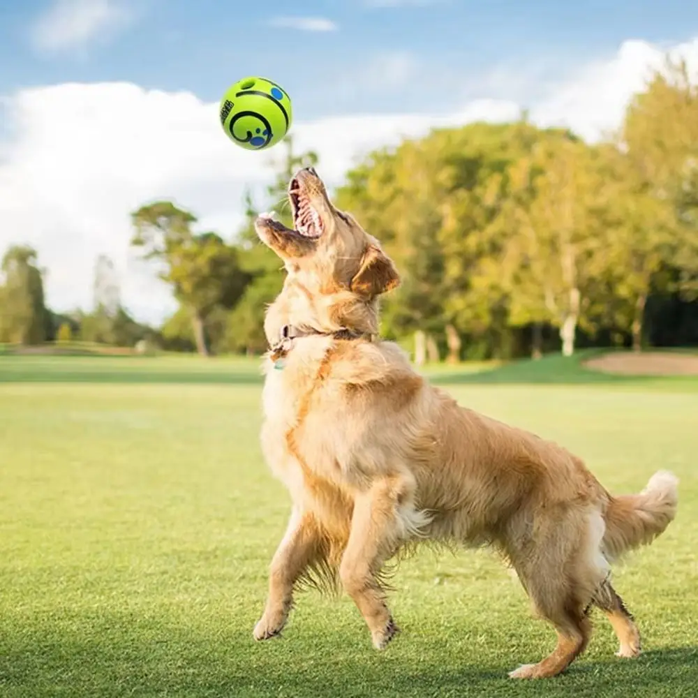 Новые забавные игрушки Wobble Wag Giggle Ball пищалки для домашних животных рулонные
