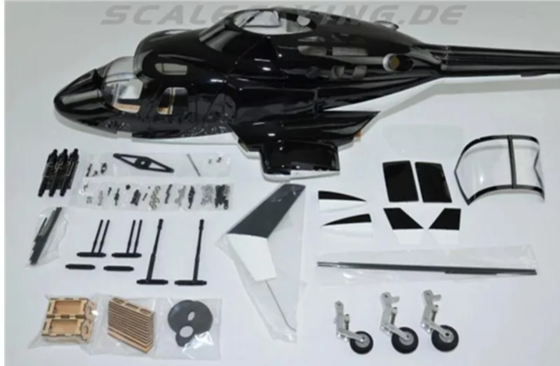 600 размер Airwolf вертолет фюзеляж корпус коптера из стекловолокна |