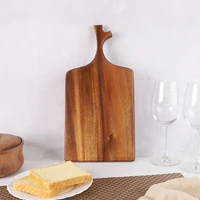 acacia cutting board with handle wooden kitchen chopping boards for meat cheese bread vegetables fruits acacia%ef%bc%89